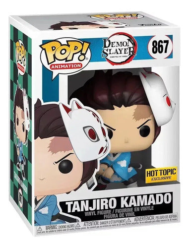 Funko Pop Tanjiro Con Mascara #867 Demon Slayer Exclusivo Color Tanjiro Kamado #867 / With