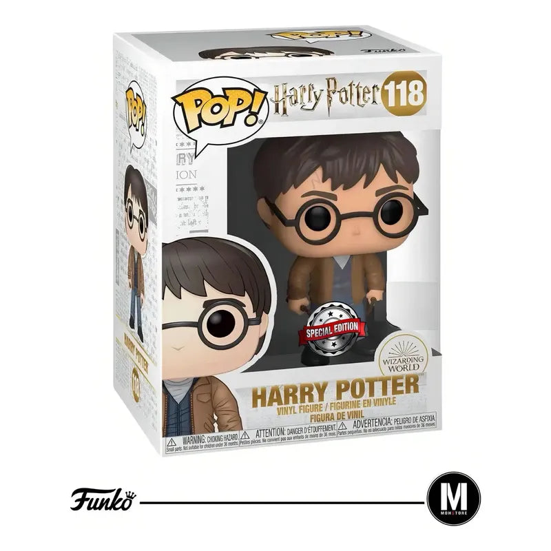 Figura Coleccionable Funko Pop! De Harry Potter Con 2 Varitas
