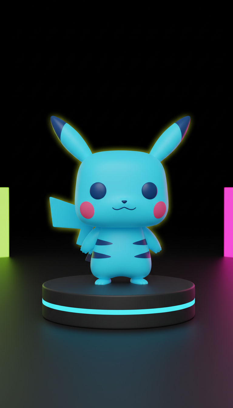 Figura Funko Pop! Pikachu variante Turbo Blue