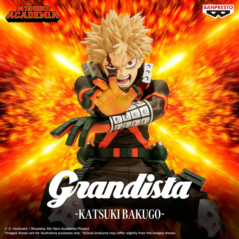 Banpresto Katsuki Bakugo Figura De Colección My Hero Academia Grandista, 22 Cm (8.7 )