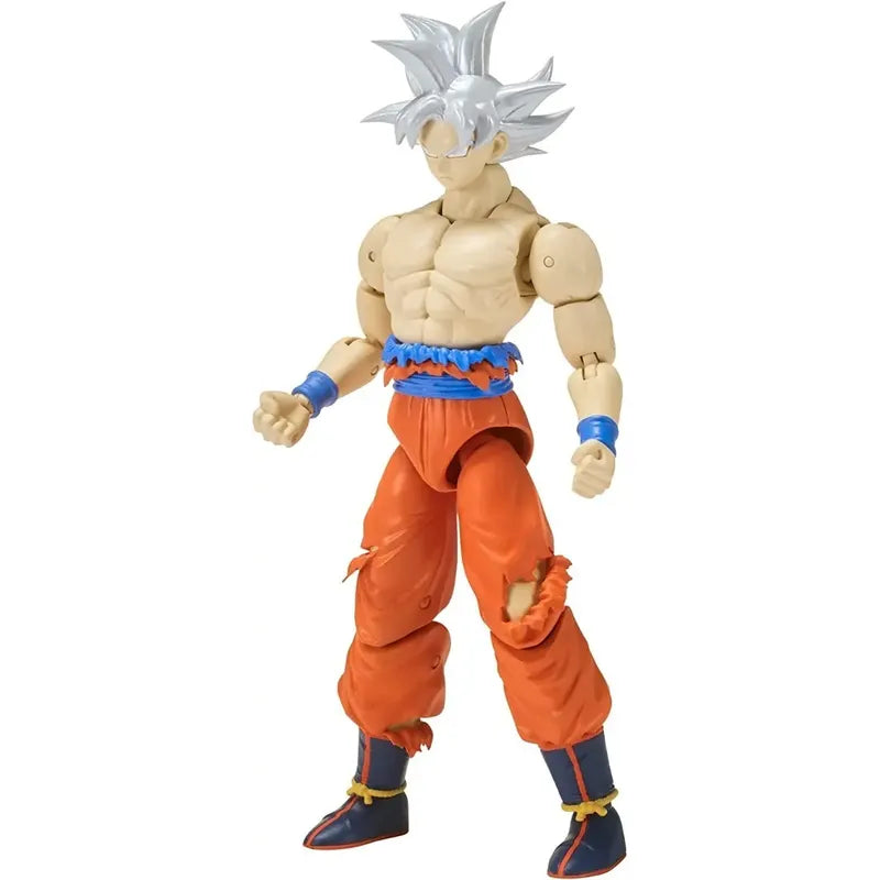 Figura De Acción Goku Ultra Instinct Dragon Stars De Bandai Con Accesorios