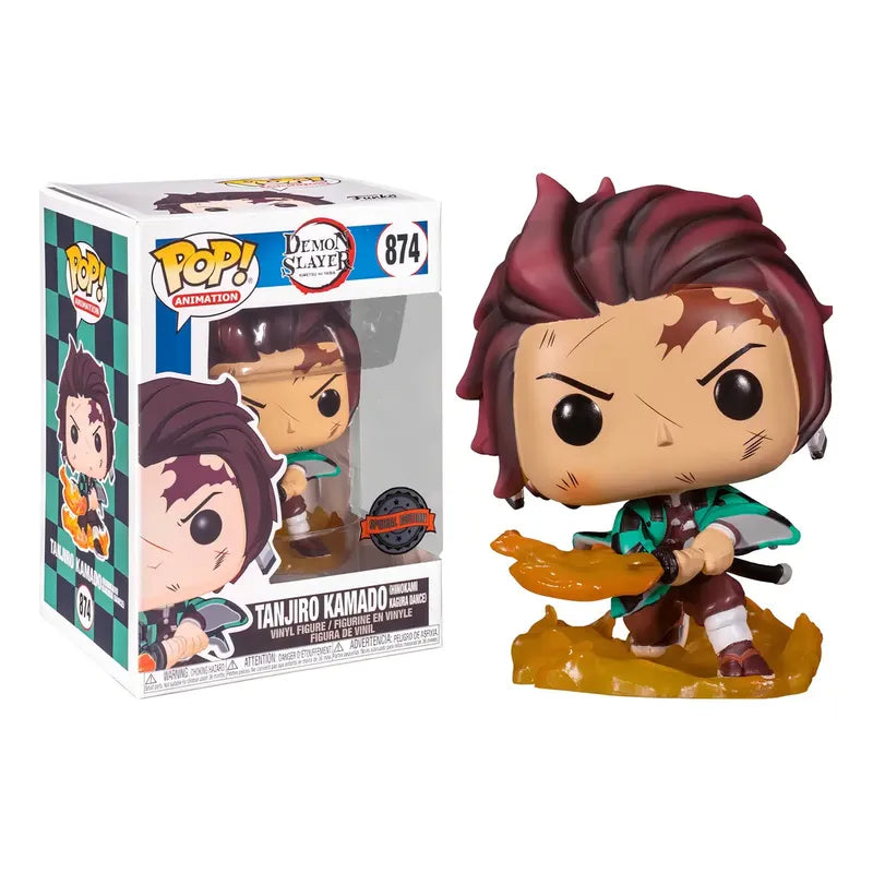 Funko Pop! Tanjiro Kamado Danza Kagura 52265 De La Coleccion Demon Slayer Figura De Accion #874