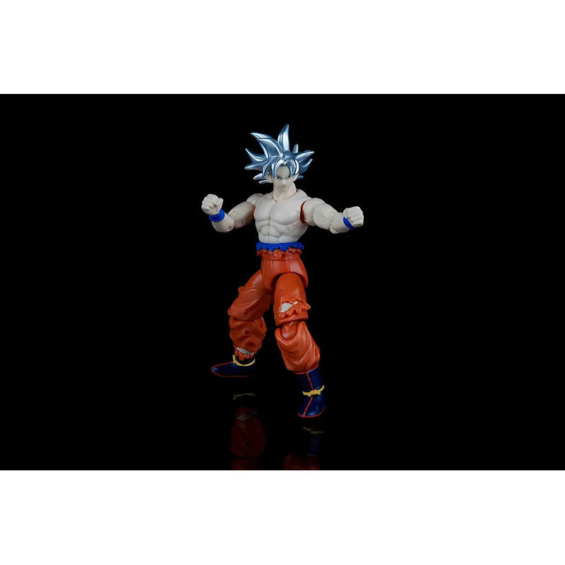 Figura De Acción Goku Ultra Instinct Dragon Stars De Bandai Con Accesorios