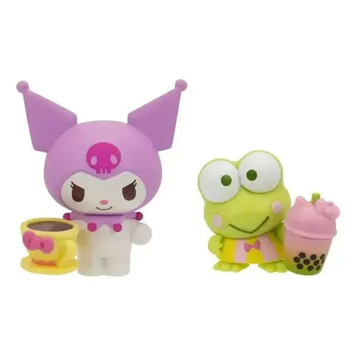 Pack De 2 Figuras Kuromi Y Keroppi Con Accesorios, Original