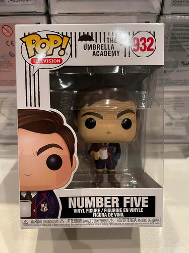 Funko Pop Number Five #932 Umbrella Academy Serie Netflix Color Número 5 Con Taza De Café