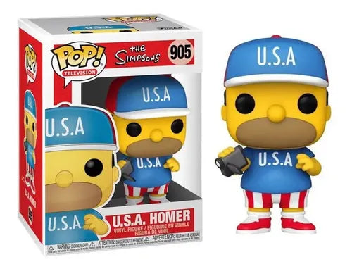 Funko Pop! Television: The Simpsons - Usa Homer #905