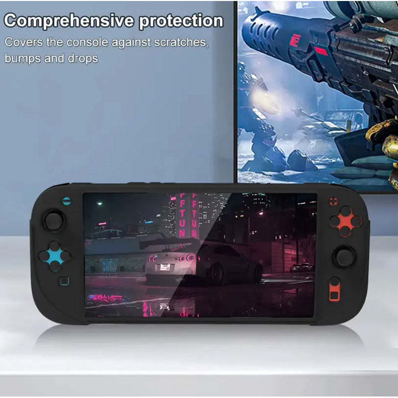 Silicona Protectora Compatible Para Nintendo Switch 2 2025 Negro