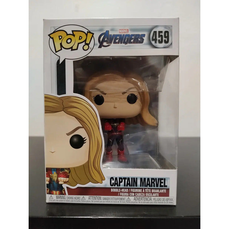 Figura Funko Pop Capitana Marvel #459 Avengers Coleccionable