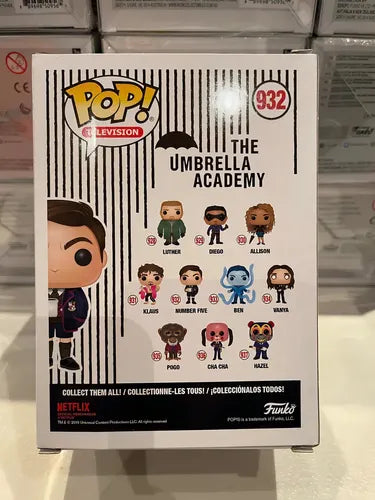 Funko Pop Number Five #932 Umbrella Academy Serie Netflix Color Número 5 Con Taza De Café