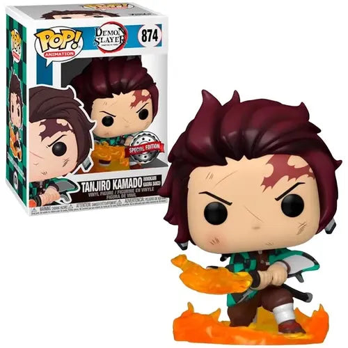 Funko Pop! Tanjiro Kamado Danza Kagura 52265 De La Coleccion Demon Slayer Figura De Accion
