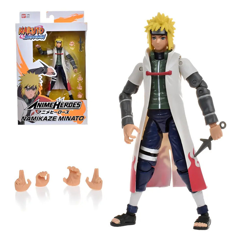 Figura De Acción Namikaze Minato 36905 De Bandai Anime Heroes