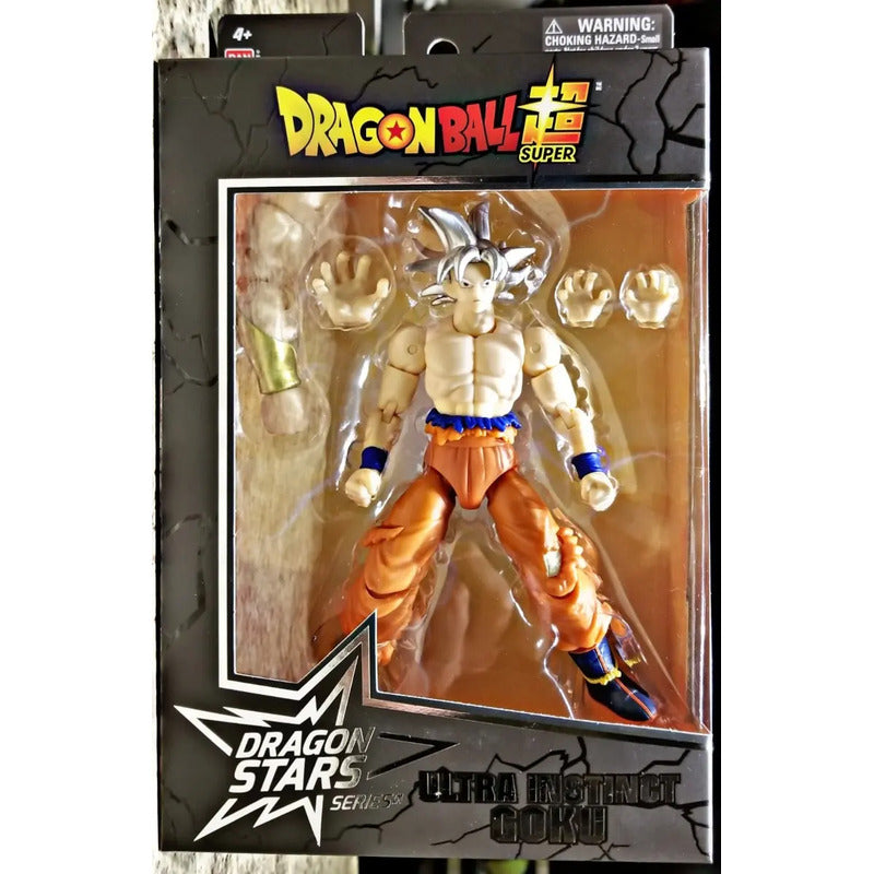 Figura De Acción Goku Ultra Instinct Dragon Stars De Bandai Con Accesorios