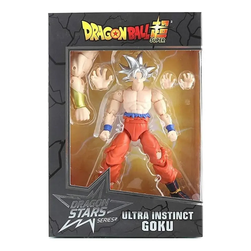 Figura De Acción Goku Ultra Instinct Dragon Stars De Bandai Con Accesorios