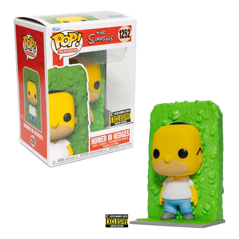 Funko Pop Homero In Hedges 1252 Especial Edition