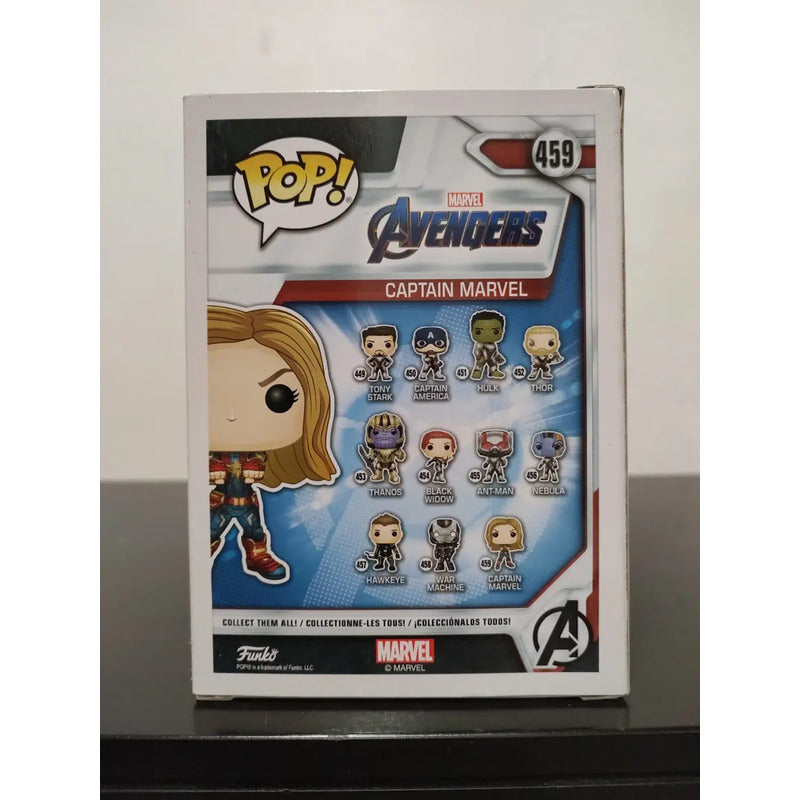 Figura Funko Pop Capitana Marvel #459 Avengers Coleccionable
