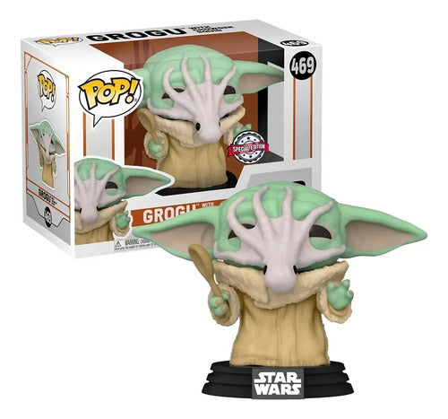 Boneco Funko Pop! Grogu #469 Con Sopa De Calamar - Star Wars