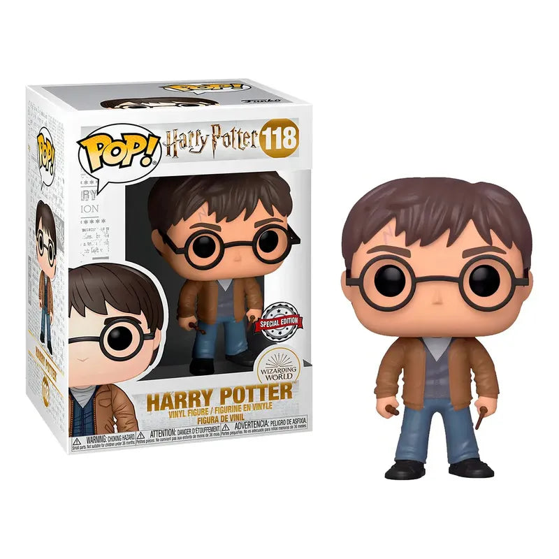 Figura Coleccionable Funko Pop! De Harry Potter Con 2 Varitas