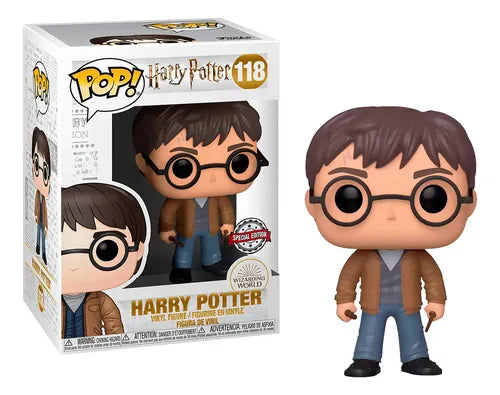 Figura Coleccionable Funko Pop! de Harry Potter con 2 Varitas