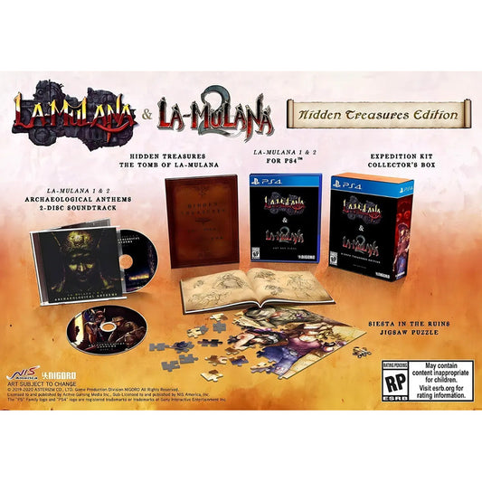 La-mulana 1 & 2 Edición Tesoros Ocultos Para Playstation 4 Formato Físico