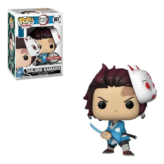 Figura Funko Pop! Animation De Tanjiro Kamado Con Máscara Demon Slayer #867