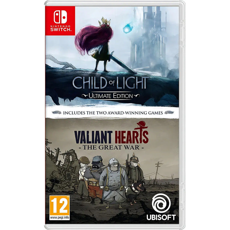 Pack Doble Child Of Light Y Valiant Hearts Para Nintendo Switch Físico