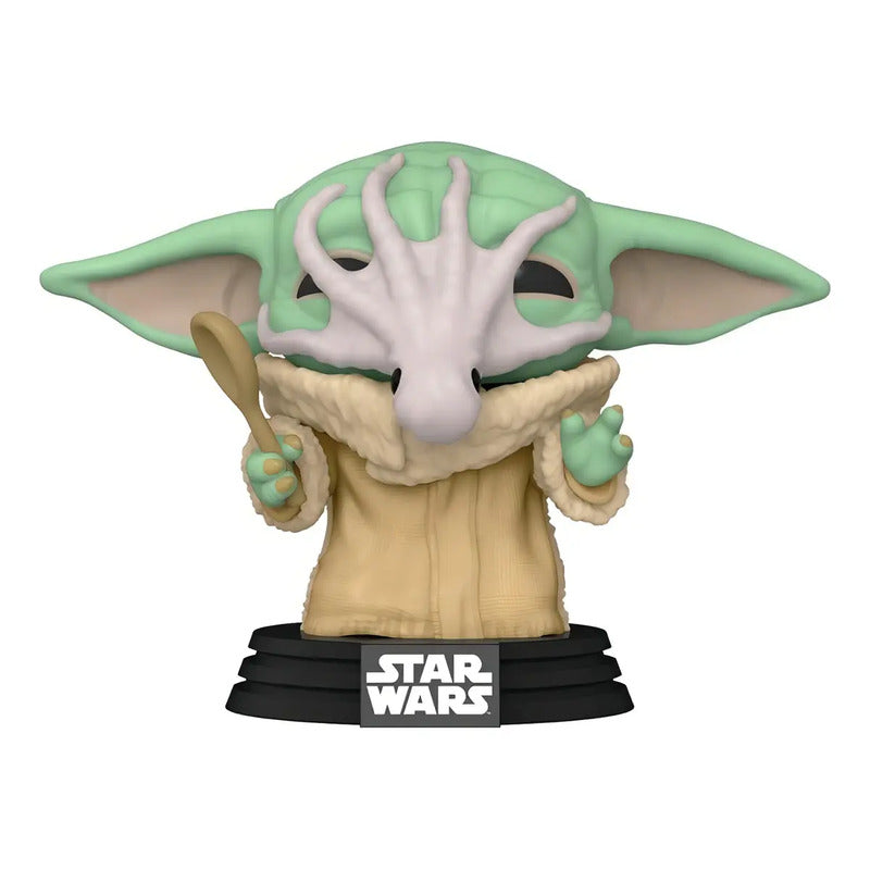 Boneco Funko Pop! Grogu #469 Con Sopa De Calamar - Star Wars