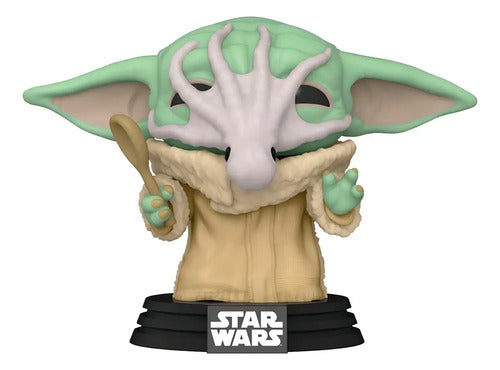Boneco Funko Pop! Grogu #469 Con Sopa De Calamar - Star Wars