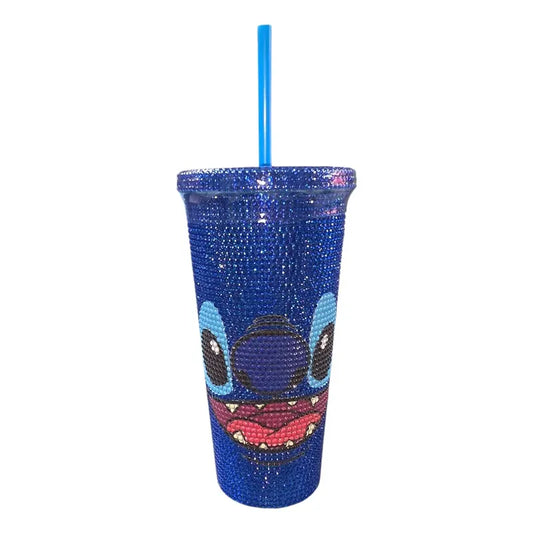 Vaso Tumbler Stitch Keep Shinny 650ml Azul