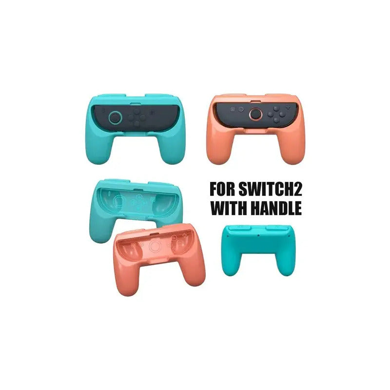 Empuñadura Grip Para Controles Nintendo Switch 2 Genérica Azul