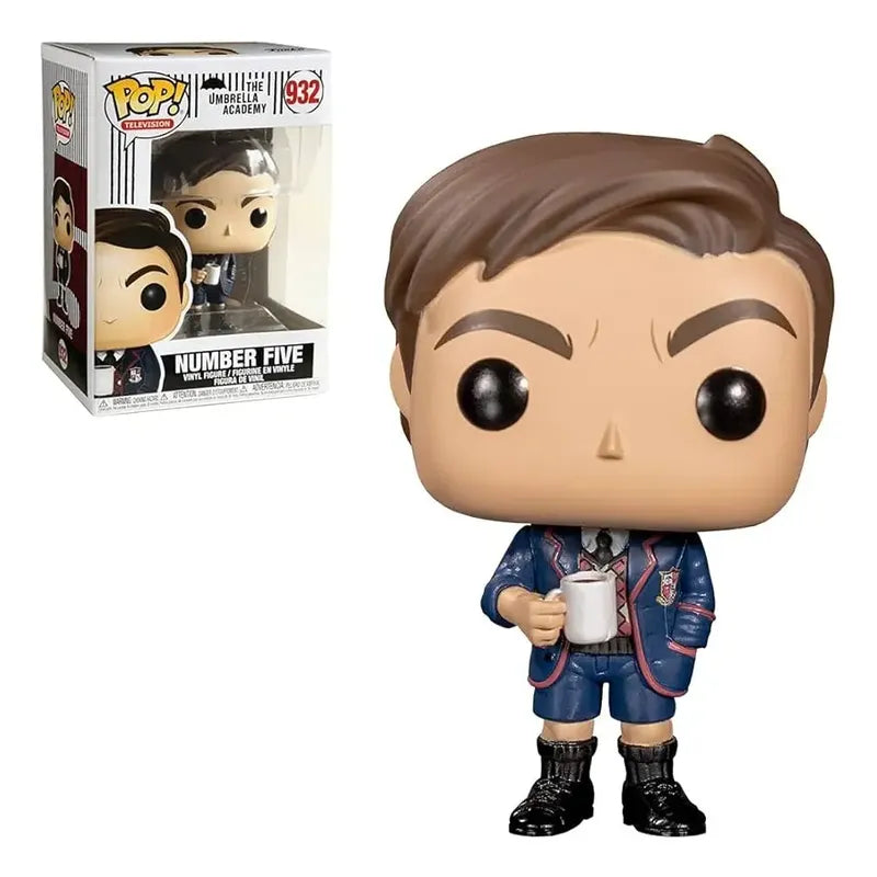 Funko Pop Number Five #932 Umbrella Academy Serie Netflix Color Número 5 Con Taza De Café #932 / Number Five