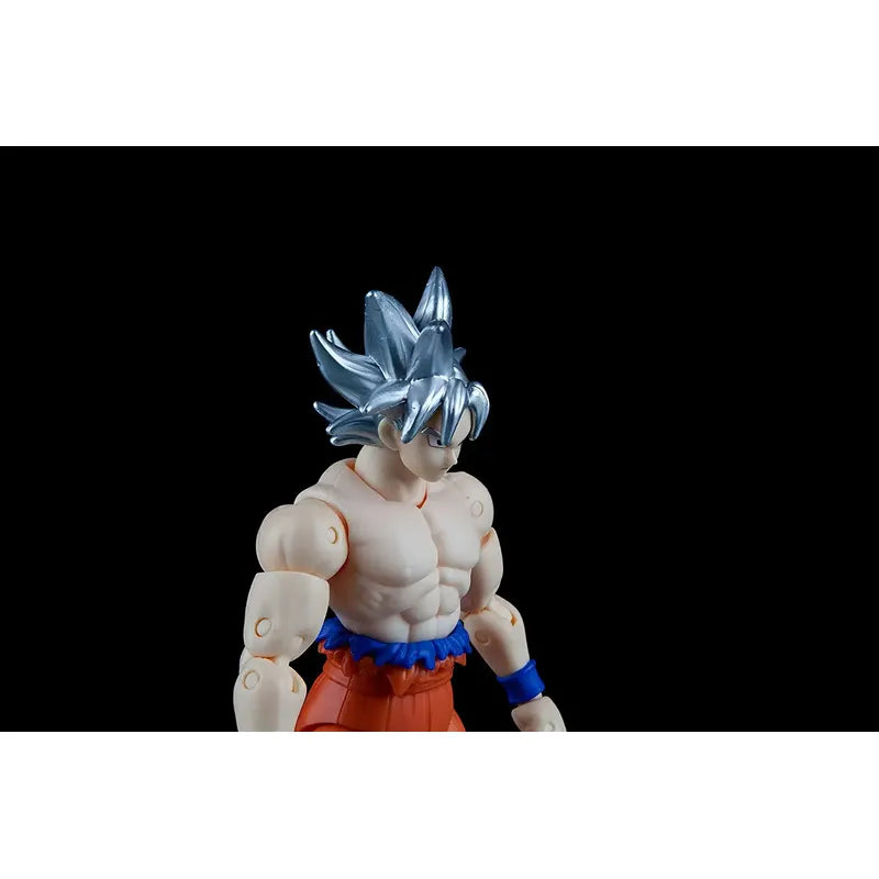 Figura De Acción Goku Ultra Instinct Dragon Stars De Bandai Con Accesorios