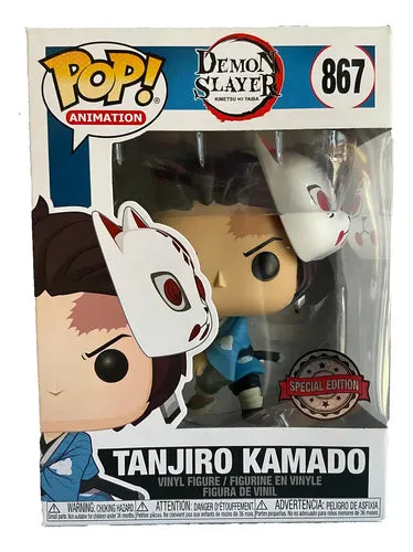 Funko Pop Tanjiro Con Mascara #867 Demon Slayer Exclusivo Color Tanjiro Kamado #867 / With