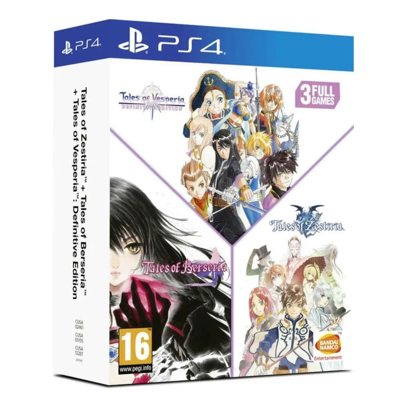 Juego Tales Of Vesperia Definitive Edition Trilogy Para Ps4