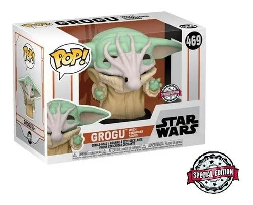 Boneco Funko Pop! Grogu #469 Con Sopa De Calamar - Star Wars