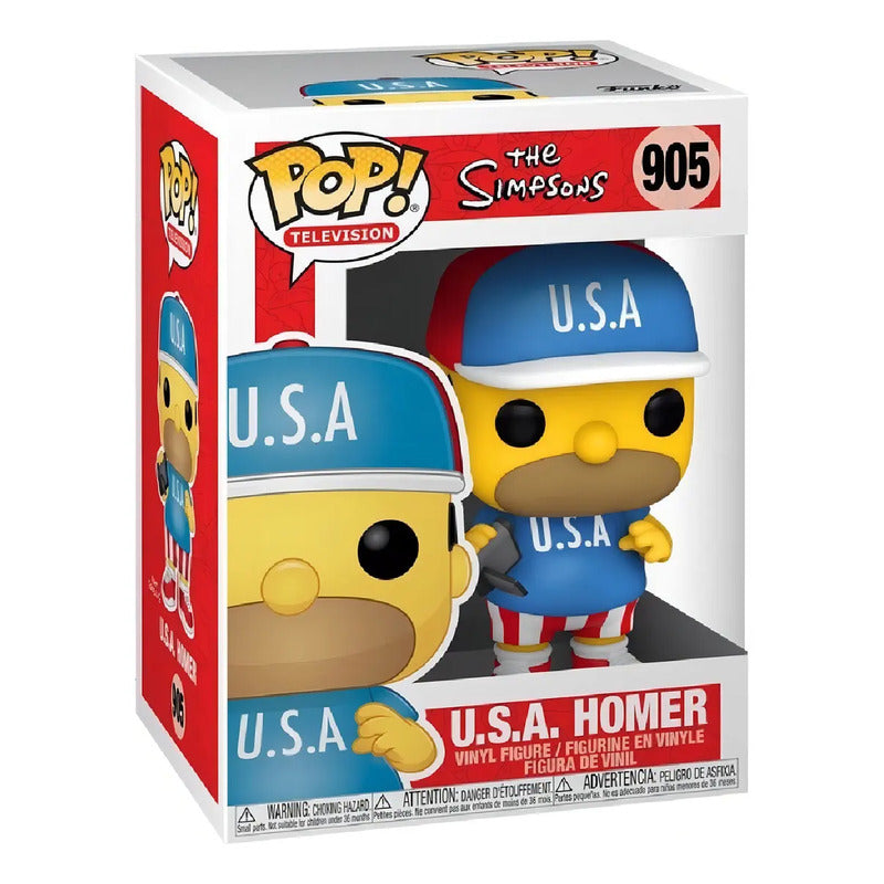 Funko Pop! Television: The Simpsons - Usa Homer #905