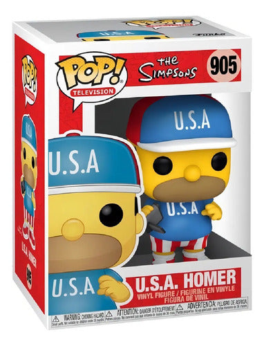 Funko Pop! Television: The Simpsons - Usa Homer #905