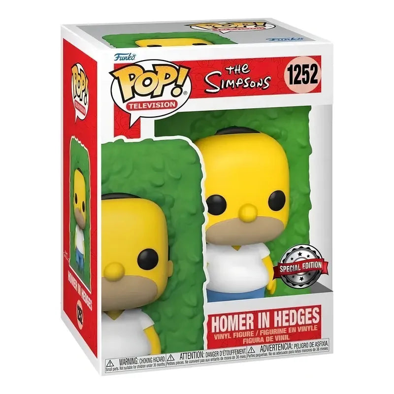 Funko Pop Homero In Hedges 1252 Especial Edition