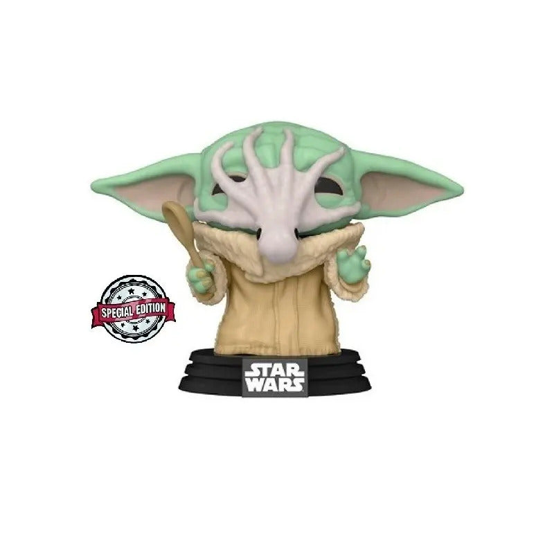 Boneco Funko Pop! Grogu #469 Con Sopa De Calamar - Star Wars