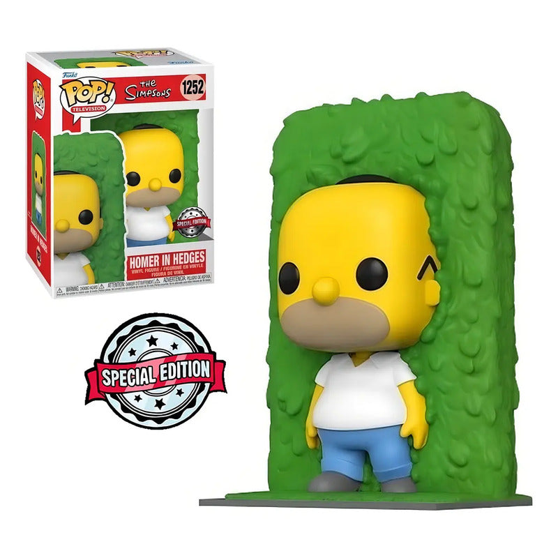 Funko Pop Homero In Hedges 1252 Especial Edition