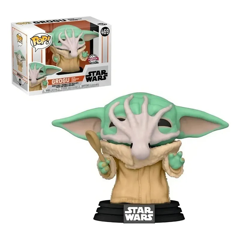 Boneco Funko Pop! Grogu #469 Con Sopa De Calamar - Star Wars