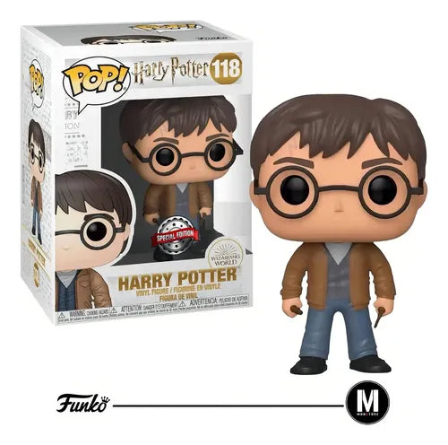Figura Coleccionable Funko Pop! de Harry Potter con 2 Varitas