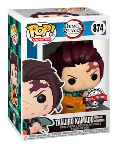 Funko Pop! Tanjiro Kamado Danza Kagura 52265 De La Coleccion Demon Slayer Figura De Accion