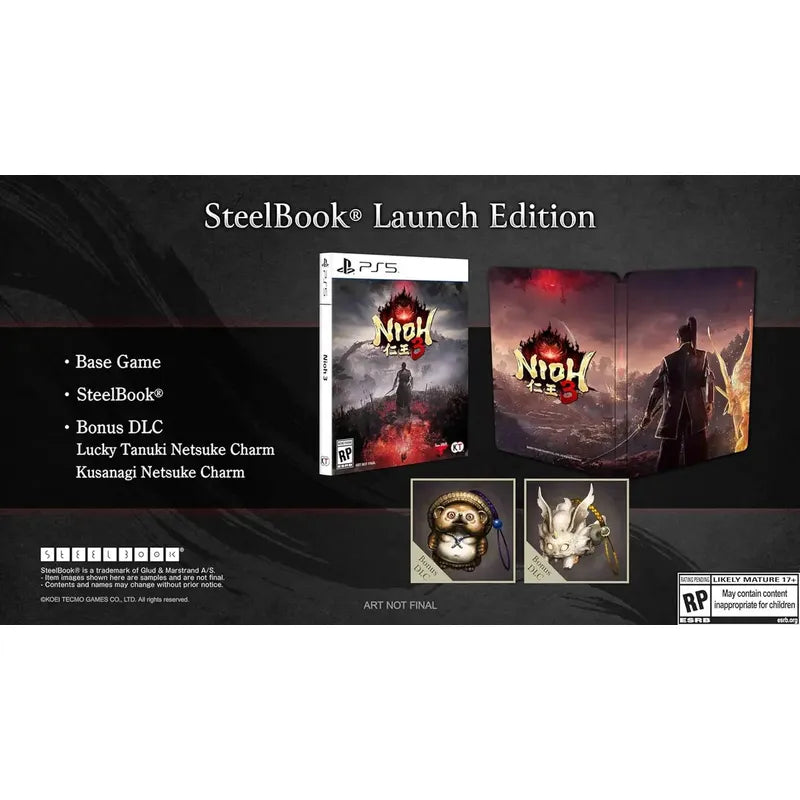 Nioh 3 Steelbook Launch Edition Ps5 Playstation 5